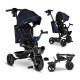 Lionelo - Tricicleta Kori Cu suport de picioare Control al directiei Scaun reversibil Rotire 360 grade Pliabila Conform cu stand