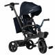 Lionelo - Tricicleta Kori Cu suport de picioare Control al directiei Scaun reversibil Rotire 360 grade Pliabila Conform cu stand
