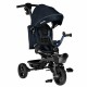 Lionelo - Tricicleta Kori Cu suport de picioare Control al directiei Scaun reversibil Rotire 360 grade Pliabila Conform cu stand