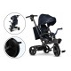 Lionelo - Tricicleta Kori Cu suport de picioare Control al directiei Scaun reversibil Rotire 360 grade Pliabila Conform cu stand