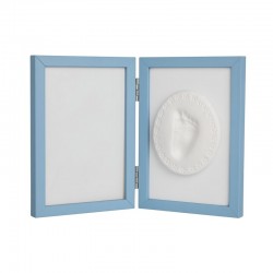 Baby HandPrint - Kit rama foto 10x15 cm Cu amprenta Tiny Memories Non-toxic Conform cu standardul european de siguranta EN 71-3: