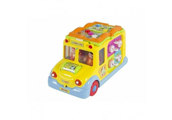 Hola Toys - Masina interactiva cu activitati cu lumini si sunete