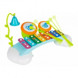 Hola Toys - Jucarie bebelusi Xilofon cu doua tobe