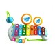 Hola Toys - Jucarie bebelusi Xilofon cu doua tobe