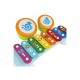 Hola Toys - Jucarie bebelusi Xilofon cu doua tobe