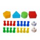 Lean Toys - Cub din lemn cu activitati