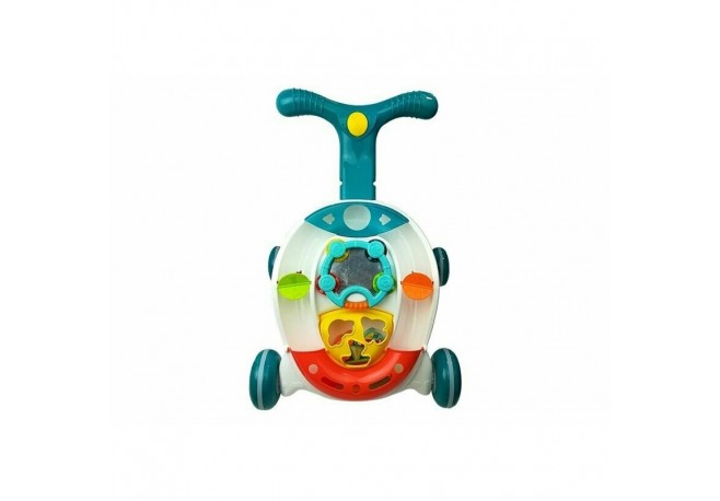 Huanger Toys - Antepremergator si centru de activitati cu bile multicolore