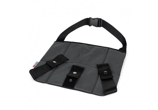 Petite&Mars - Deviator centura siguranta pentru gravide Beltley Grey