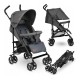 Lionelo - Carucior sport Elia Cu husa de picioare Cu plasa de tantari Conform cu standardul european de securitate EN1888-1 Gri