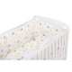 BabyNeeds - Lenjerie patut 5 piese Cu doua protectii laterale Pernuta Plapumioara Cearceaf Din bumbac Pentru patut 120x60 cm Vra