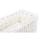 BabyNeeds - Lenjerie patut 6 piese Cu baldachin Cu doua protectii laterale Pernuta Plapumioara Cearceaf Din bumbac Pentru patut 