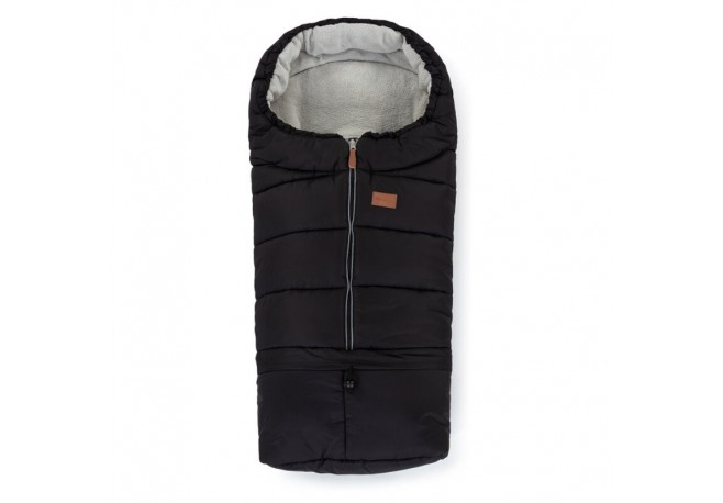 Petite&Mars - Sac de iarna pentru carucior landou sau scaun auto Jibot 100x48 cm Impermeabil Cu elemente reflectorizante Extensi