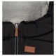 Petite&Mars - Sac de iarna pentru carucior landou sau scaun auto Jibot 100x48 cm Impermeabil Cu elemente reflectorizante Extensi