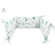 MimiNu - Aparatoare pentru patut 120x60 cm Din bumbac certificat Oeko Tex Standard 100 Cu inaltimea de 30 cm Cu panglici Dino Mi