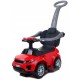 Lean Toys - Masinuta de impins 614W Cu maner de impins detasabil Cu protectii laterale Cu melodii si claxon Cu suport jucarii su