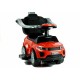 Lean Toys - Masinuta de impins 614W Cu maner de impins detasabil Cu protectii laterale Cu melodii si claxon Cu suport jucarii su