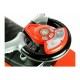 Lean Toys - Masinuta de impins 614W Cu maner de impins detasabil Cu protectii laterale Cu melodii si claxon Cu suport jucarii su