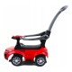 Lean Toys - Masinuta de impins 614W Cu maner de impins detasabil Cu protectii laterale Cu melodii si claxon Cu suport jucarii su