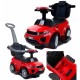 Lean Toys - Masinuta de impins 614W Cu maner de impins detasabil Cu protectii laterale Cu melodii si claxon Cu suport jucarii su