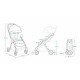 Lionelo - Carucior sport Julie One De la nastere Greutate redusa Cu accesorii Cadru din aluminiu 0-22 kg Conform cu standardele 