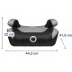 Lionelo - Inaltator auto Luuk Fix 22-36 Kg cu Isofix Conform cu standardul european de securitate ECER44/04 Gri