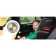 Lionelo - Scaun auto Hugo Lether Cu Isofix Tetiera Husa 2 suporturi pentru pahar15-36 Kg Conform cu standardul european de secur