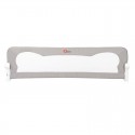 Qmini - Bariera de pat Rhea 150 x 42 cm Inaltimea 42 cm Instalare usoara Cu inclinare la 180 grade Grey