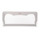 Qmini - Bariera de pat Seth 150 x 66 cm Inaltimea 66 cm Instalare usoara Cu inclinare la 180 grade Grey