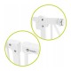 Lionelo - Poarta de siguranta prin presiune Truus Slim Led  Cu lumina Led cu senzor 105 cm Conform cu standardul european de sec