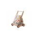 Joueco - Antepremergator cu activitati Familia Wildies Din lemn certificat FSC 53x33 cm 12 luni+ Multicolor