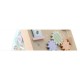 Joueco - Antepremergator cu activitati Familia Wildies Din lemn certificat FSC 53x33 cm 12 luni+ Multicolor