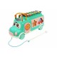 Huanger Toys - Jucarie autobuz cu sortator si xilofon
