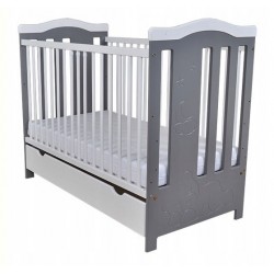 Patut pentru copii 120x60 Kerttu Teddy cu Sertar