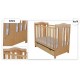 Patut pentru copii 120x60 Kerttu Teddy cu Sertar