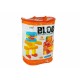 Lean toys - Blocuri de constructie Set 86 piese Cu plasa cu fermoar si maner Multicolor