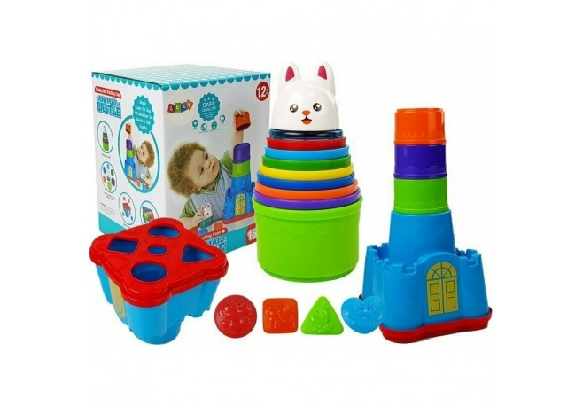 Lean Toys - Joc sortare Primul meu castel cu animale