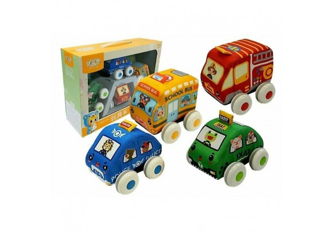 Lean Toys - Set 4 masinute moi