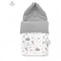 MimiNu - Sac de iarna universal Impermeabil Cu fermoar si gluga Din bumbac si tesatura pufoasa de catifea Materiale certificate 
