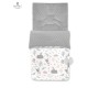 MimiNu - Sac de iarna universal Impermeabil Cu fermoar si gluga Din bumbac si tesatura pufoasa de catifea Materiale certificate 