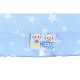 BabyNeeds - Perna 3 in 1 pentru gravide si bebelusi Soft Plus Cu husa detasabila din bumbac Albastru cu stelute