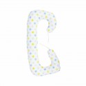 BabyNeeds - Perna 3 in 1 pentru gravide si bebelusi Soft Cu husa din bumbac Stelute multicolore