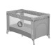 Lionelo - Patut pliant cu un nivel Stefi Cu intrare laterala cu fermoar 2 roti 120x60 cm Conform cu standardul european de secur