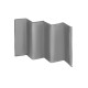 Lionelo - Patut pliant cu un nivel Stefi Cu intrare laterala cu fermoar 2 roti 120x60 cm Conform cu standardul european de secur