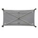 Lionelo - Patut pliant cu un nivel Stefi Cu intrare laterala cu fermoar 2 roti 120x60 cm Conform cu standardul european de secur