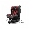 Lionelo - Scaun auto Braam Burgundy Pozitie de somn Protectie laterala Rotire 360 grade 0-36 Kg cu Isofix Conform cu standardul 