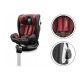 Lionelo - Scaun auto Braam Burgundy Pozitie de somn Protectie laterala Rotire 360 grade 0-36 Kg cu Isofix Conform cu standardul 