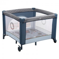 Lionelo - Tarc de joaca Lene Cu roti Cu intrare laterala cu fermoar 100 x 100 cm Conform cu standardul europeane de securitate E