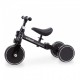 Tricicleta cu pedale 3 in 1 Kidwell Pico Black - Resigilat (urme de montaj)