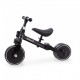 Tricicleta cu pedale 3 in 1 Kidwell Pico Black - Resigilat (urme de montaj)