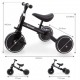Tricicleta cu pedale 3 in 1 Kidwell Pico Black - Resigilat (urme de montaj)